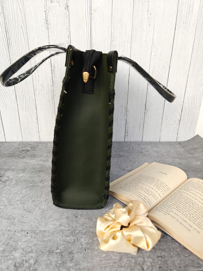 Modern Olive Green Tote