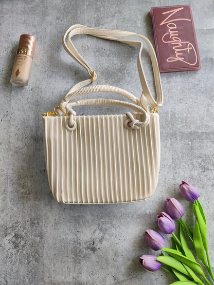 Pleated Sling Bag