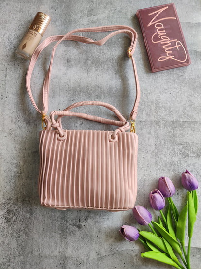 Pleated Sling Bag