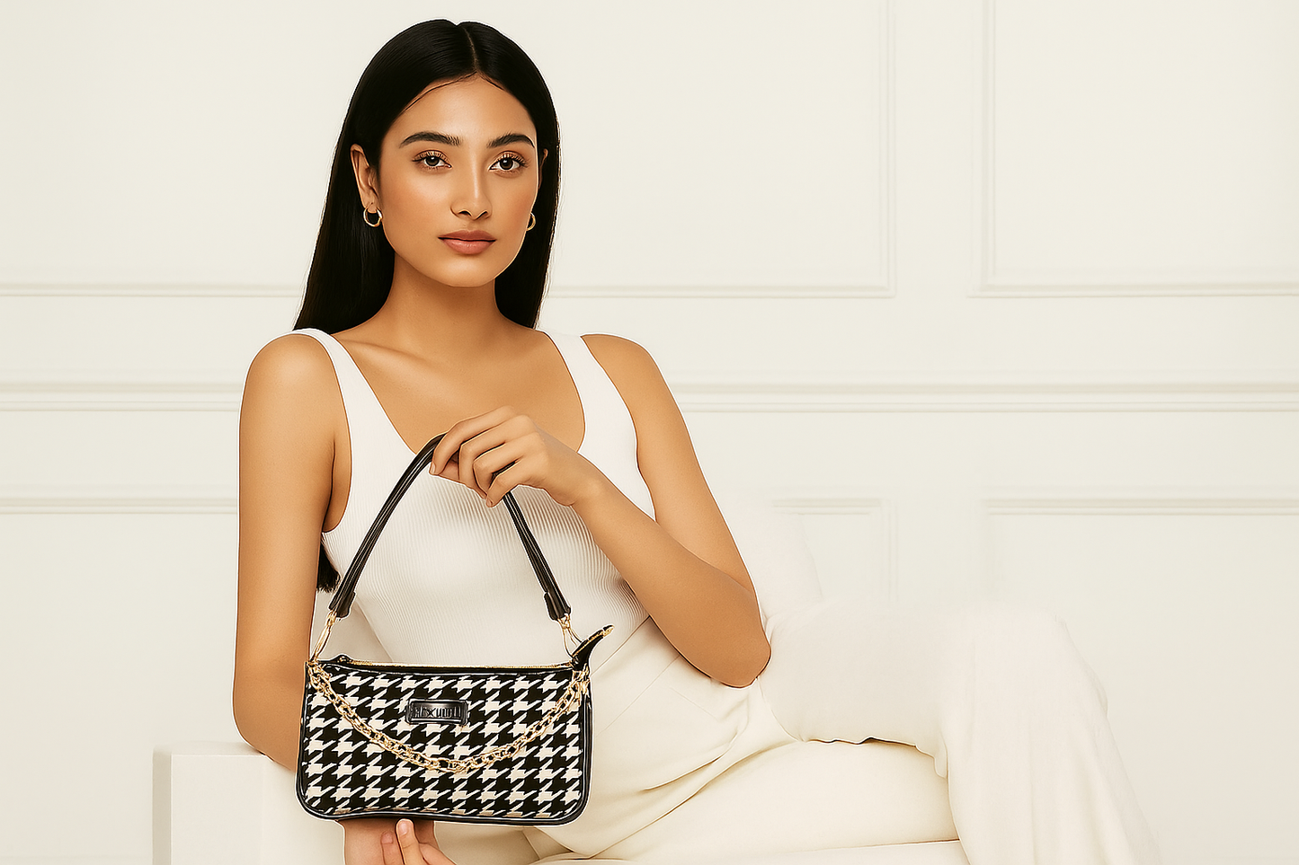 Trixie Houndstooth Sling