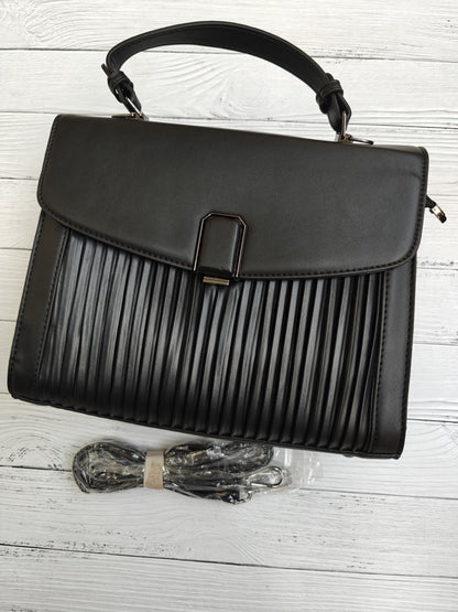 Sophisticated Pleated Top HandBag