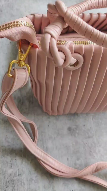 Pleated Sling Bag